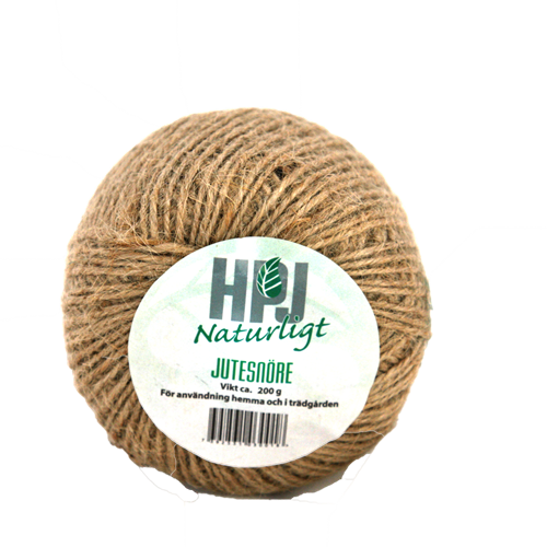 Jutesnöre, natur, 200 g